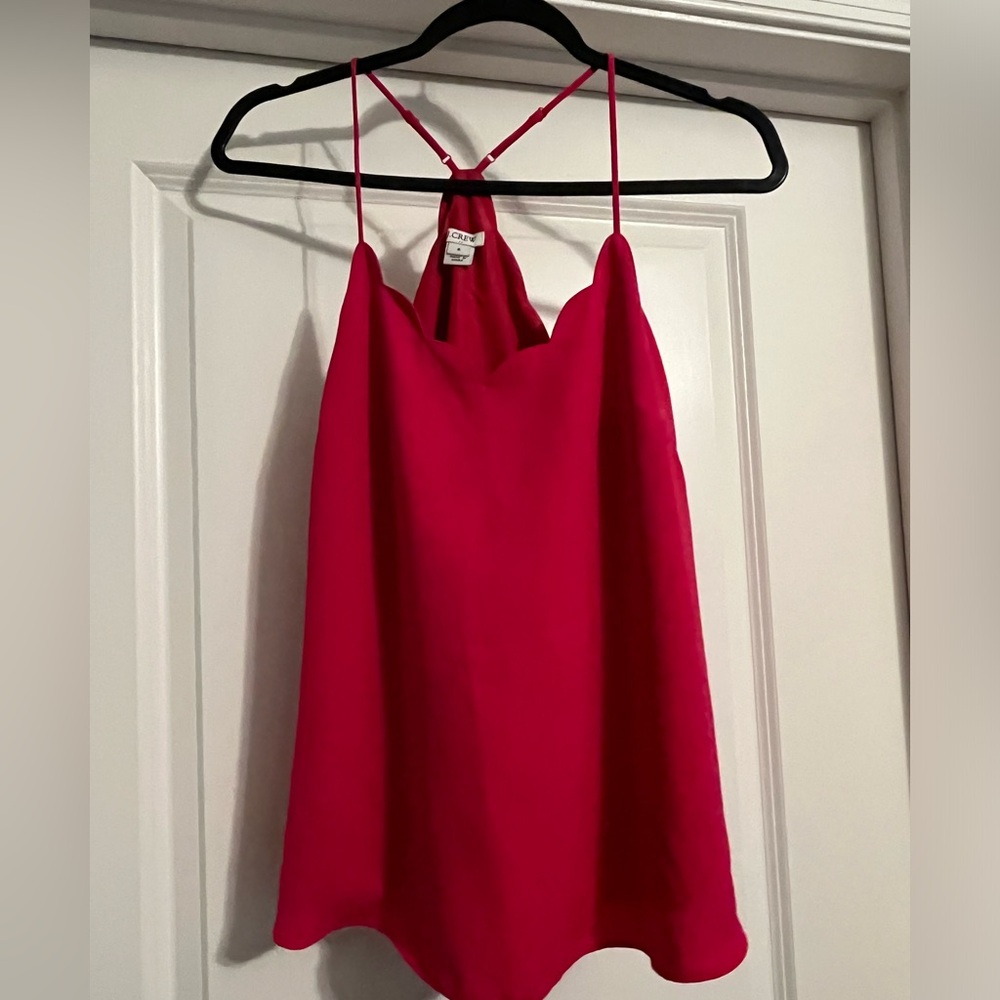 J. Crew scallop tank